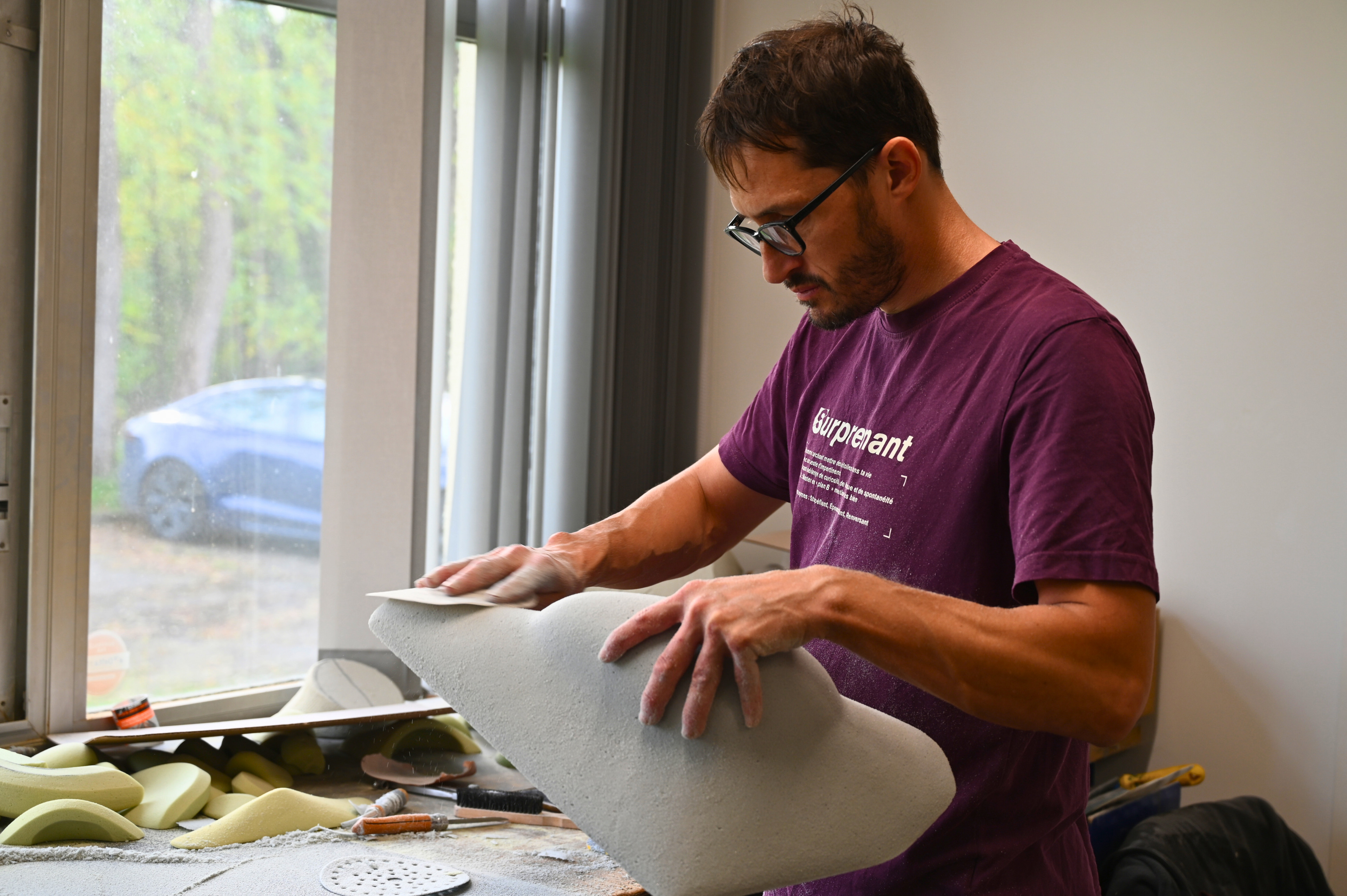 Behind the scenes of shaping with Stéphane Dugit, national route setter
